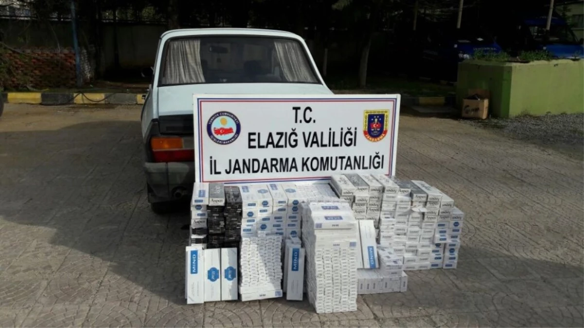 Elazığ\'da 3 Bin 200 Paket Kaçak Sigara Ele Geçirildi
