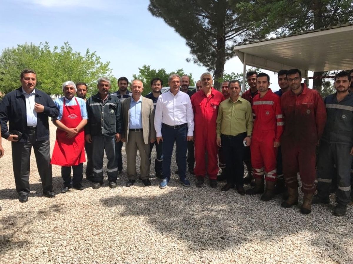 Genel Müdür Şişman Üretim Sahasını Gezdi
