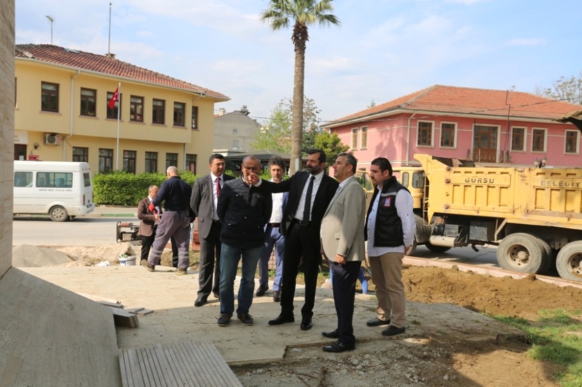 Gürsu\'nun Tarihi Meydanına Bakım