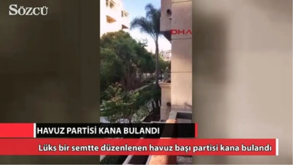 Havuz Partisi Kana Bulandı