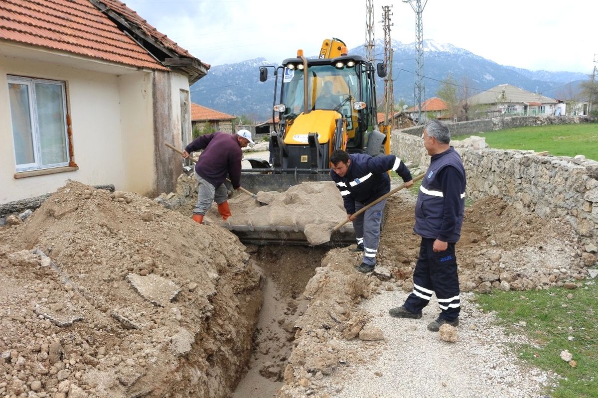 İbradı Başlar\'da İçme Suyu Seferberliği