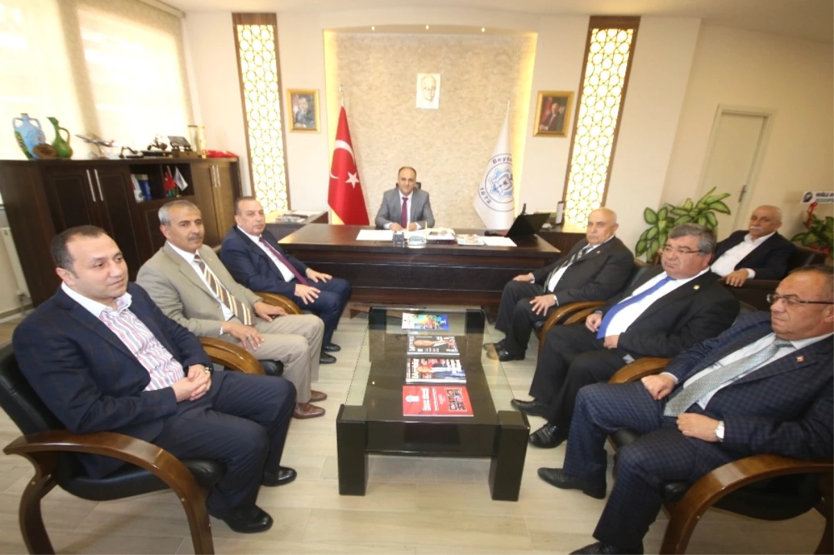 Karamercan\'dan Başkan Özaltun\'a Ziyaret