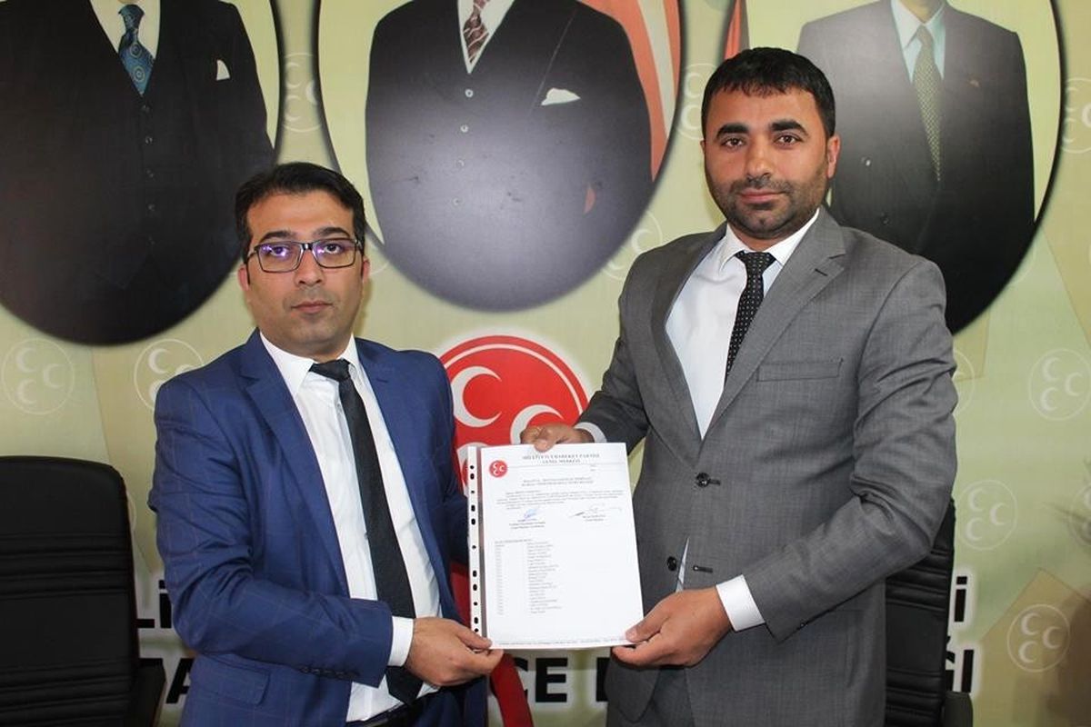 MHP Battalgazi İlçe Başkanı Mesut Samanlı Mazbatasını Aldı