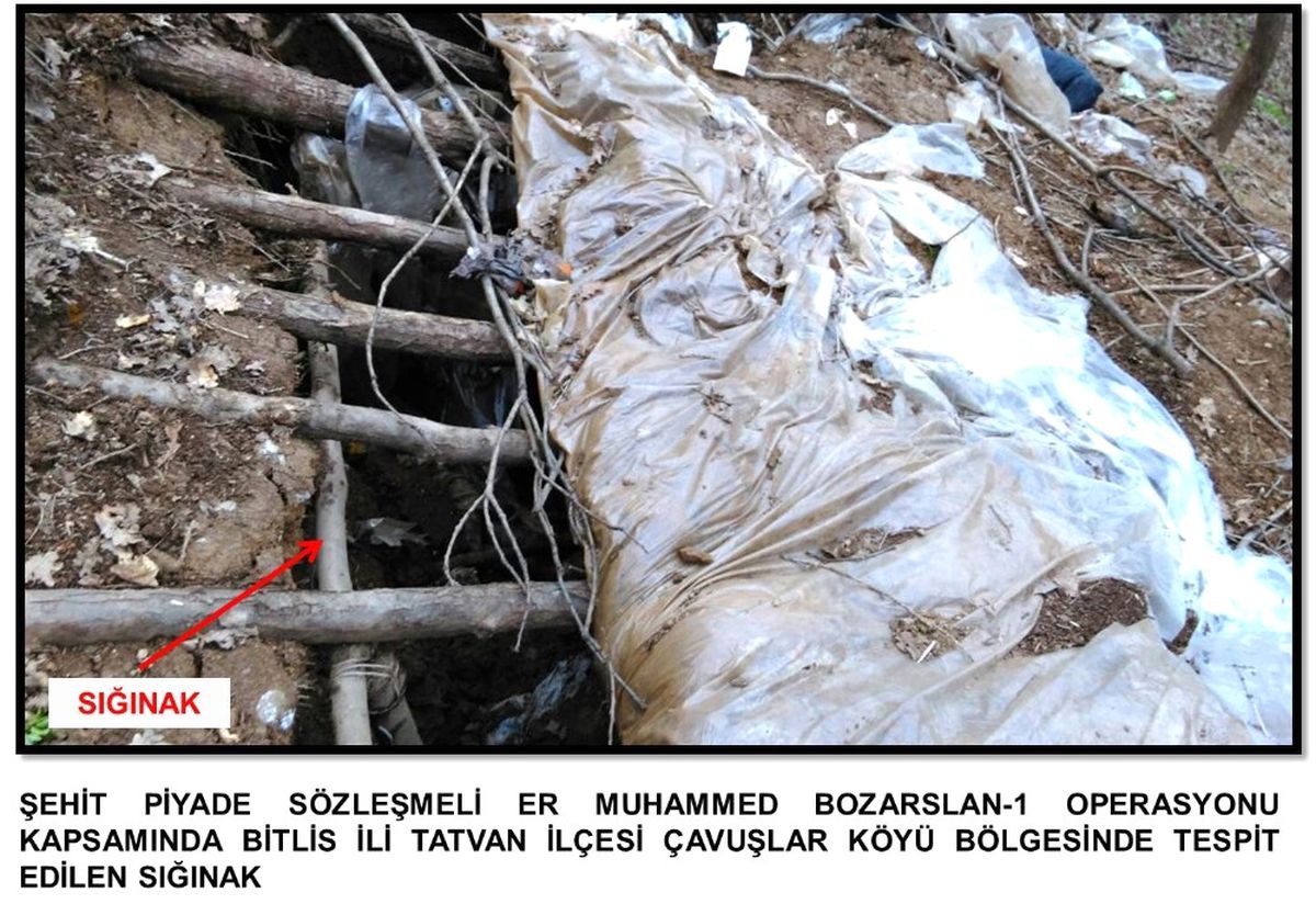 PKK\'ya Ait 7 Odalı Sığınak Ele Geçirildi
