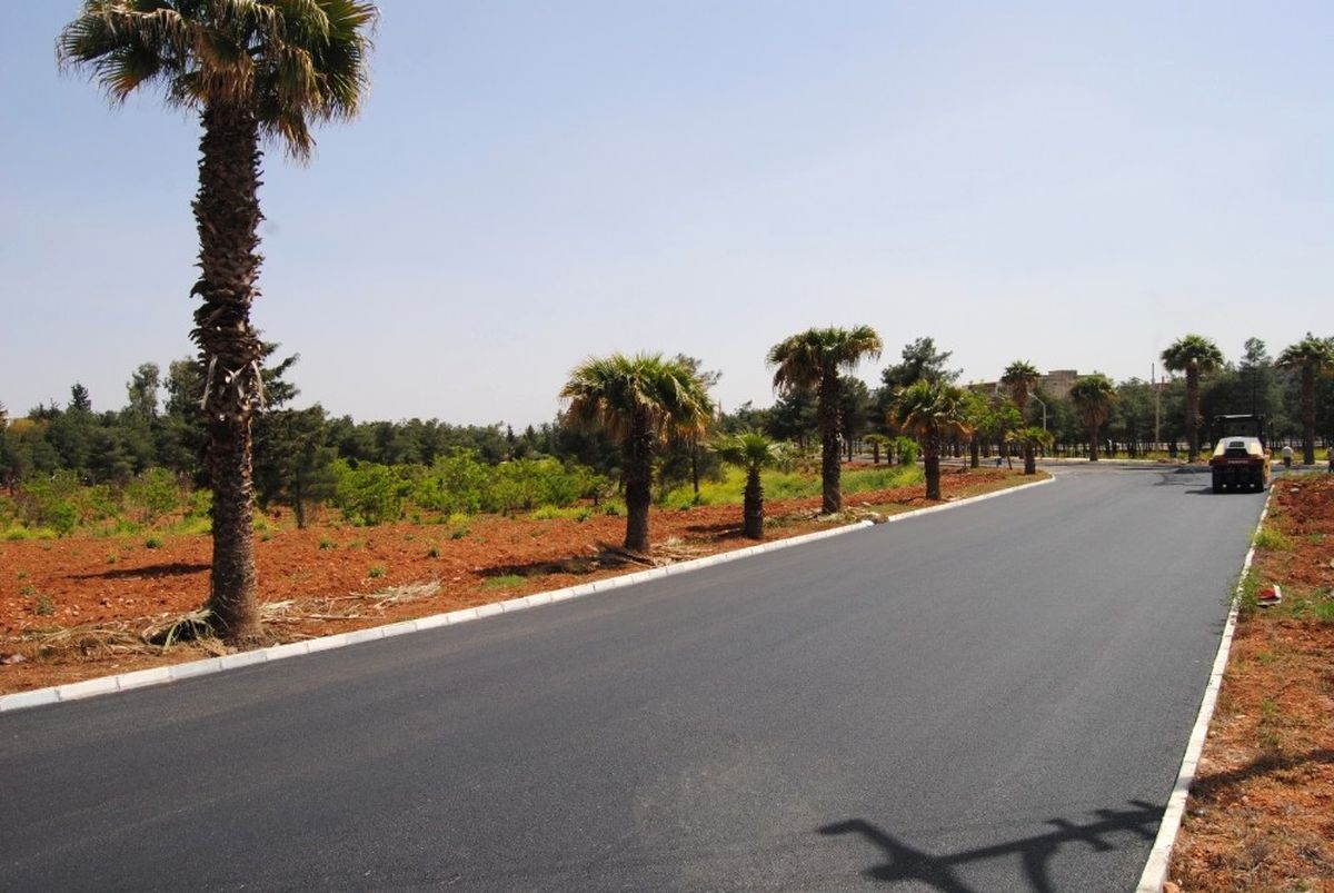 Büyükşehir Eyyübiye Kampusünün Yollarını Yeniledi