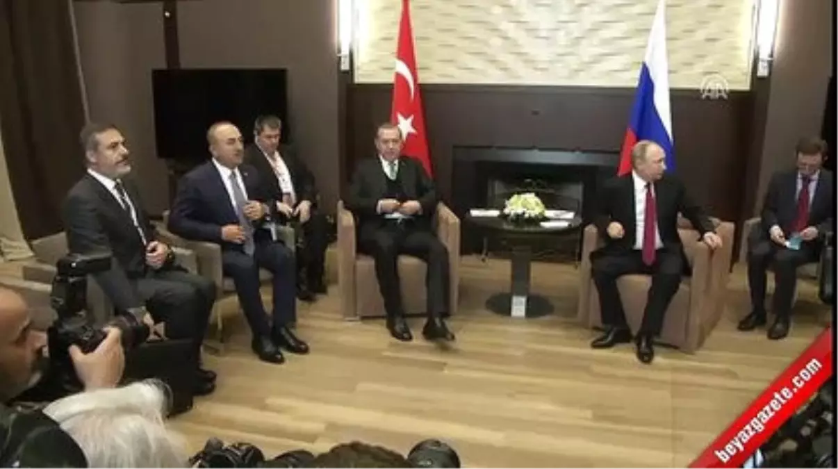 Cumhurbaşkanı Erdoğan, Putin ile Görüştü