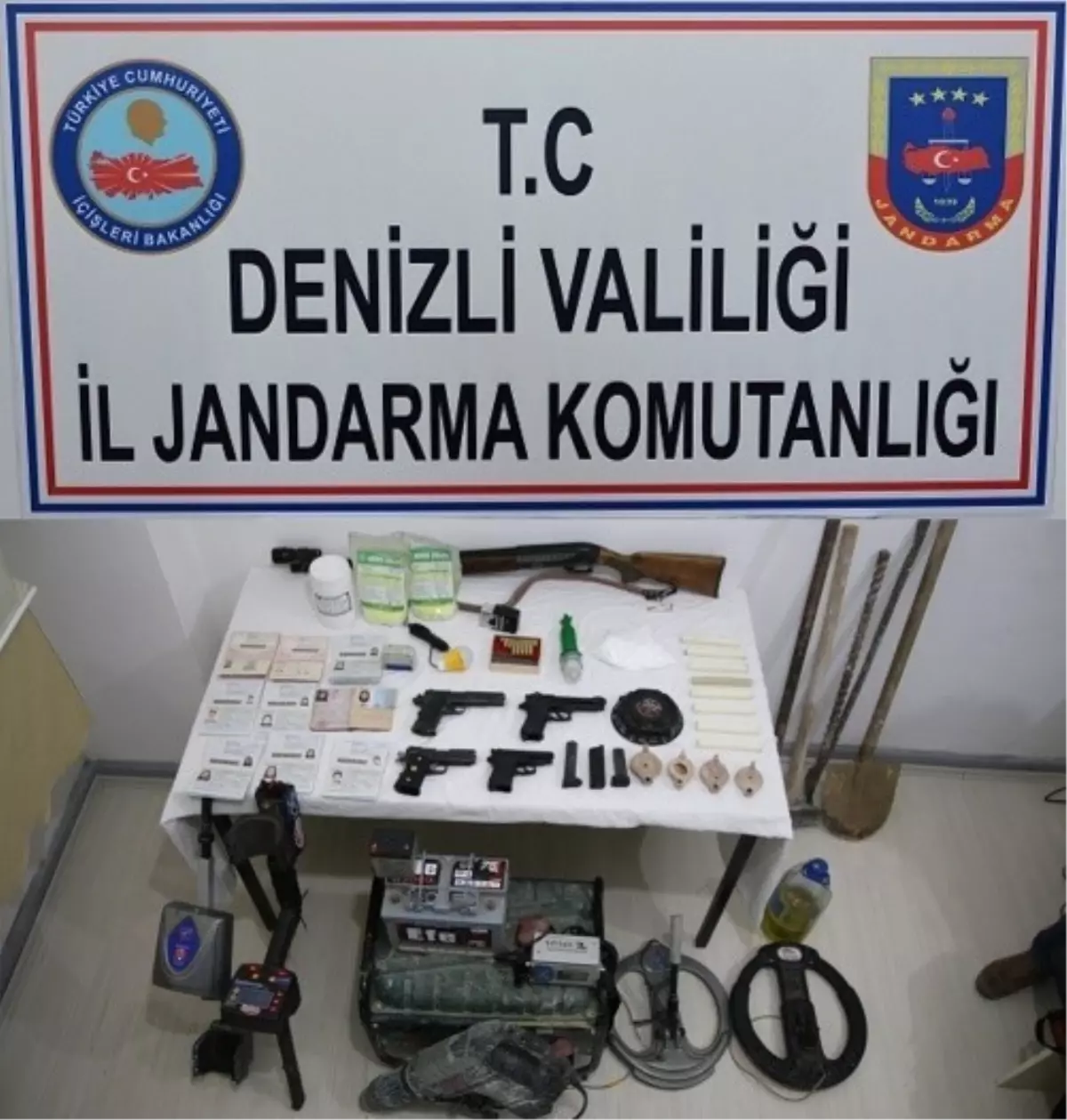 Denizli\'de Tarihi Eser Kaçakçılığı Operasyonu: 1 Kişi Tutuklandı