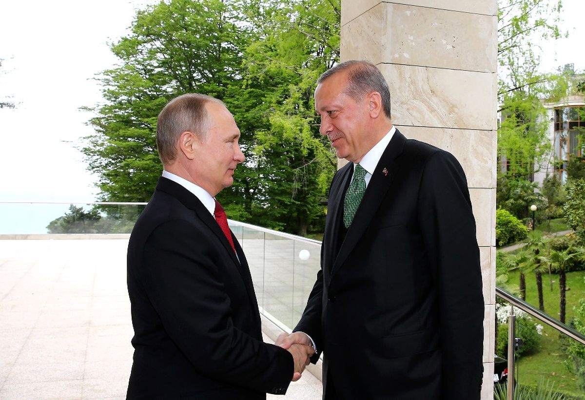 Erdoğan, Putin Ile Bir Araya Geldi