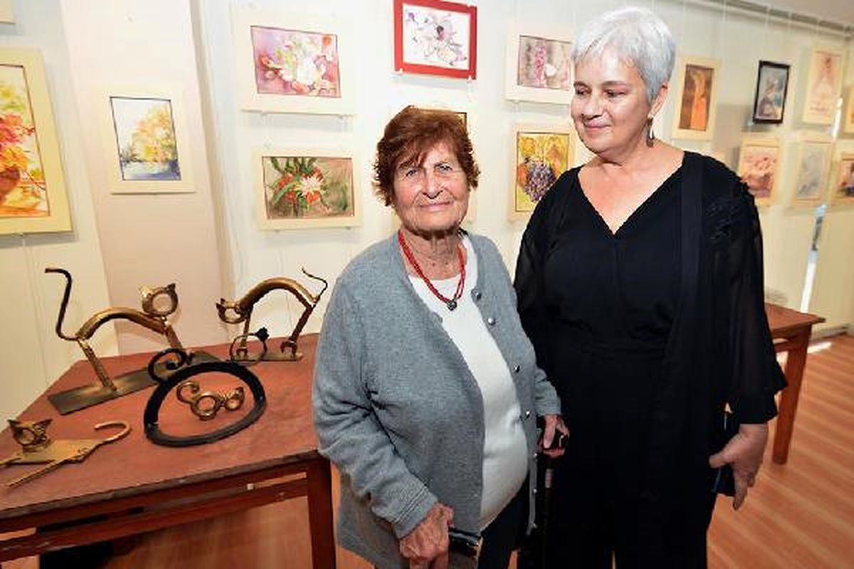 Heykel ve Resimleri Bir Arada Sergilediler