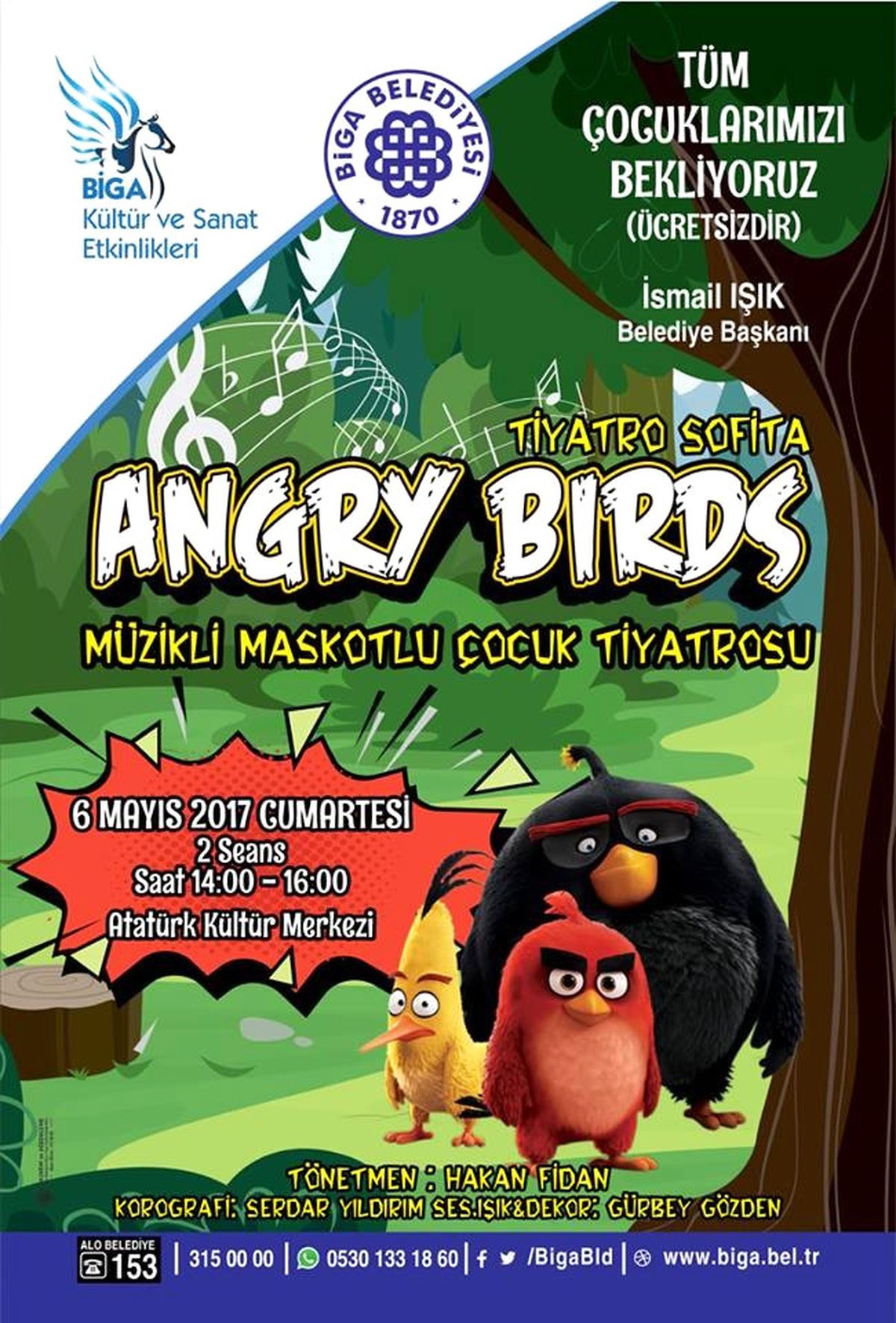 Angry Birds Çocuklar İçin Biga\'da