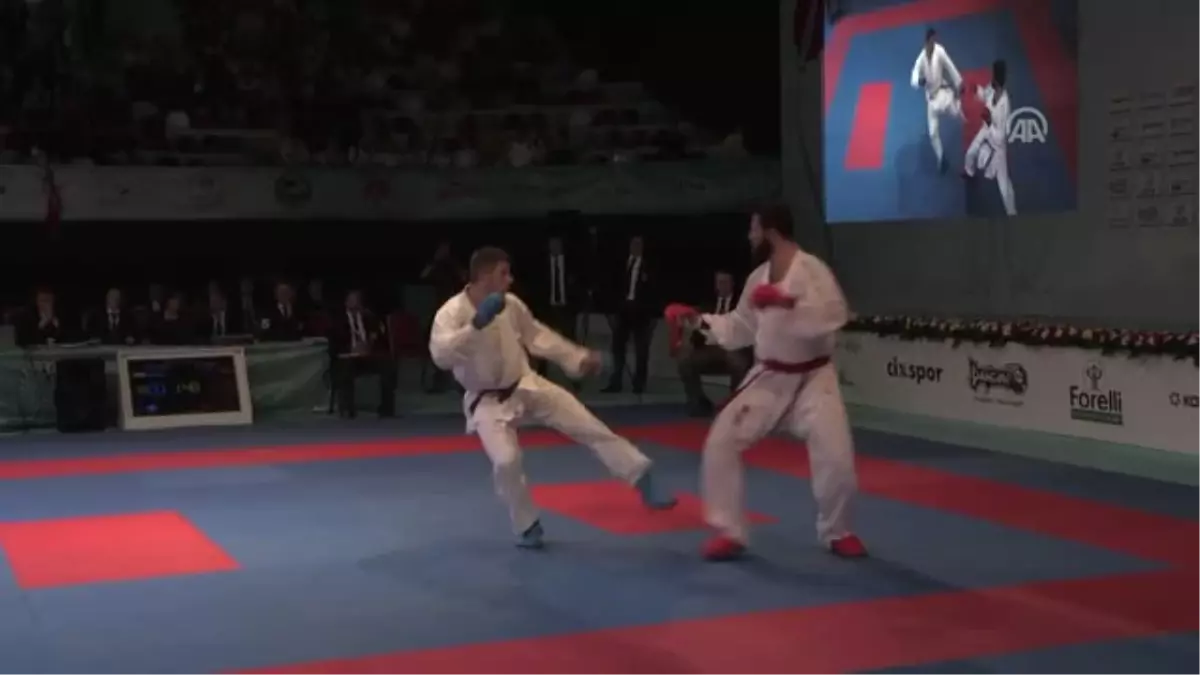 Avrupa Karate Şampiyonası - 84 Kiloda Enes Erkan Finale Yükseldi