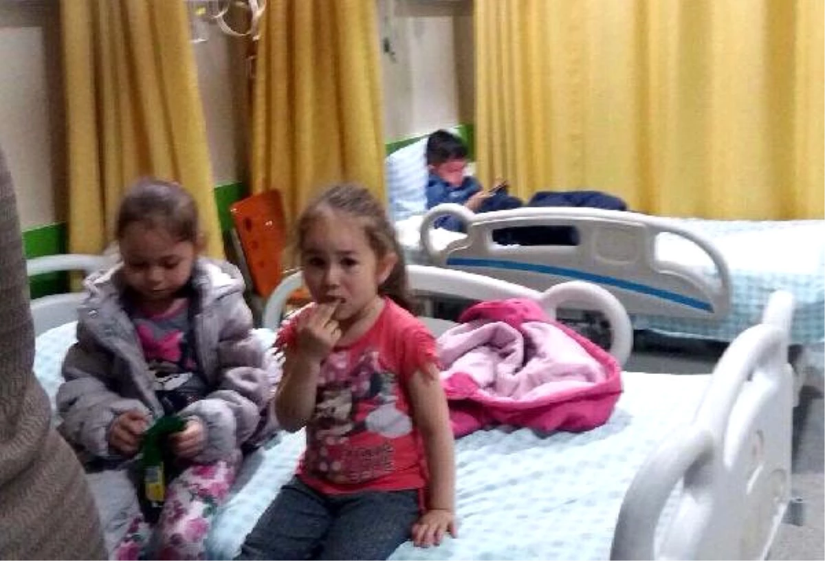 Hastane Kreşinde Kalan 22 Çocuk Hastaneye Kaldırıldı