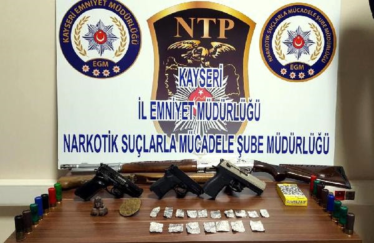 Kayseri\'de Uyuşturucu Operasyonu: 8 Gözaltı