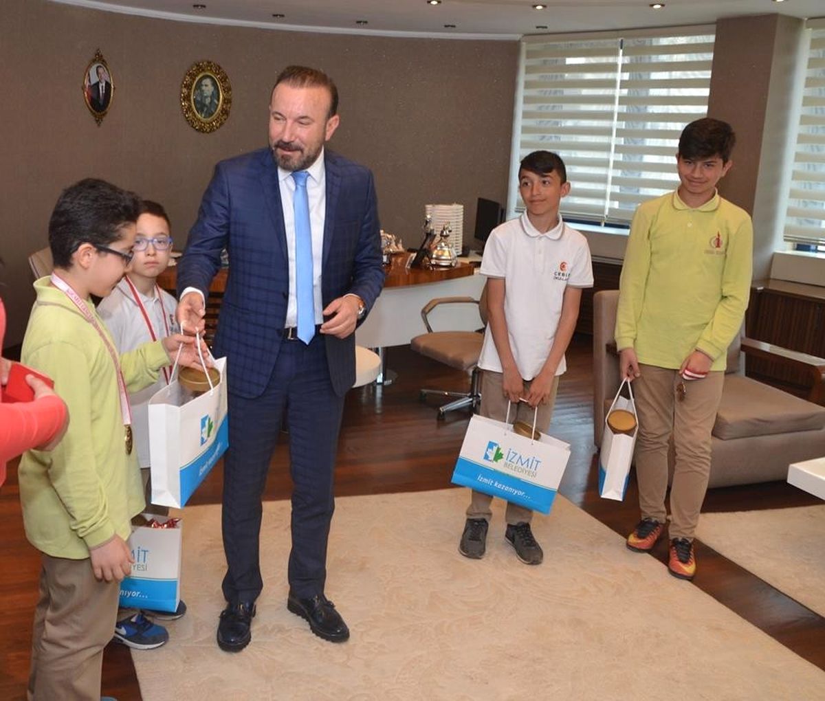 Şampiyonluk Sevinçlerini Başkan Doğan ile Paylaştılar