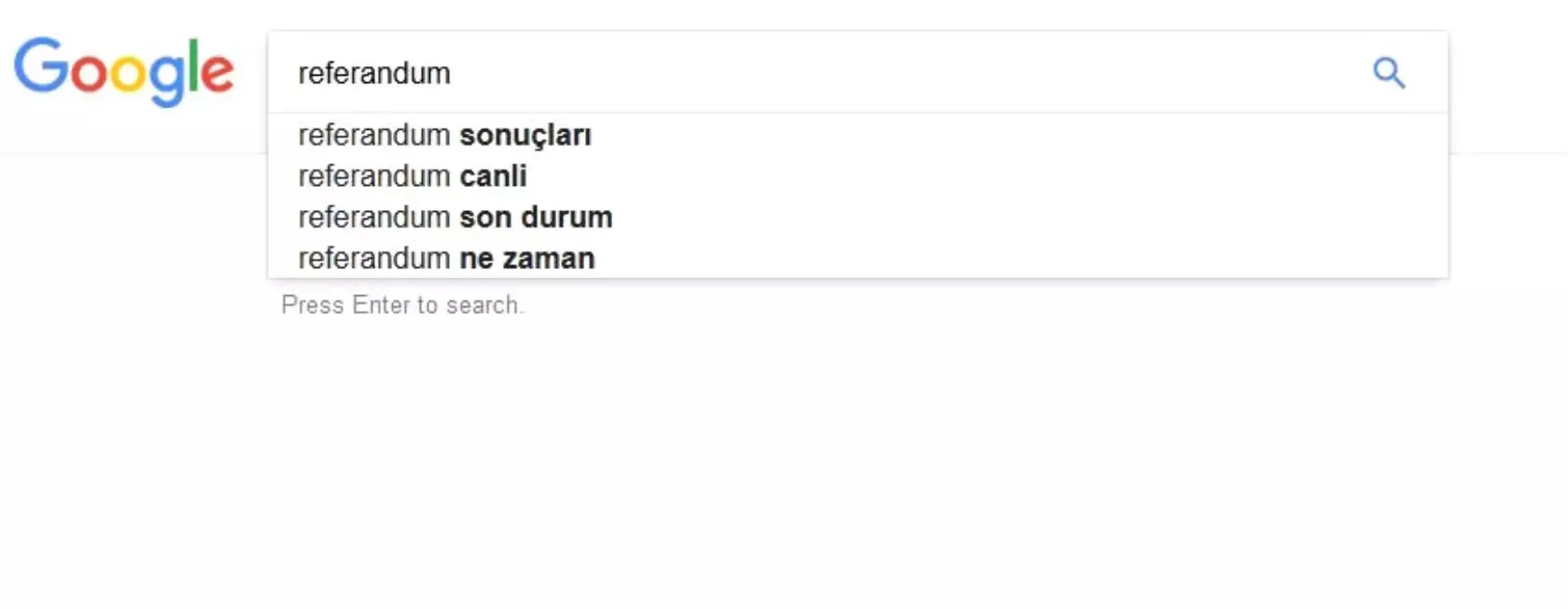 Türkiye Anayasa Referandumunu Google\'da Nasıl Aradı?