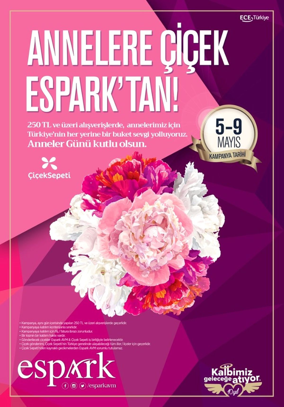 Anneler Günü Çiçeği Espark\'tan