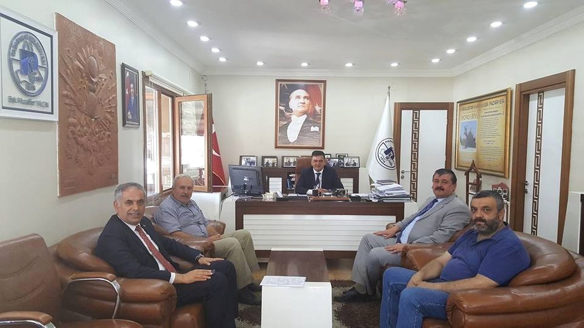 Başkan Yaman\'dan Başkan Yalçın\'a Ziyaret