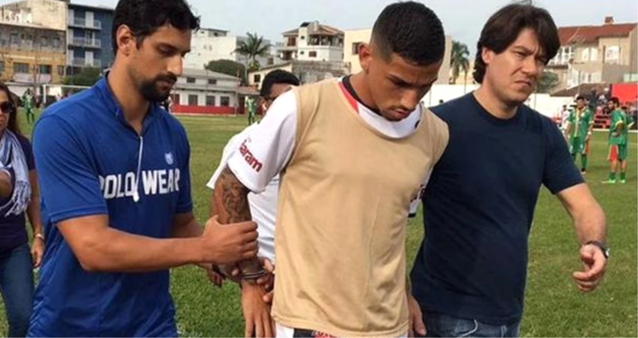 Brezilya\'da 21 Yaşındaki Oyuncu Maç Esnasında Tutuklandı