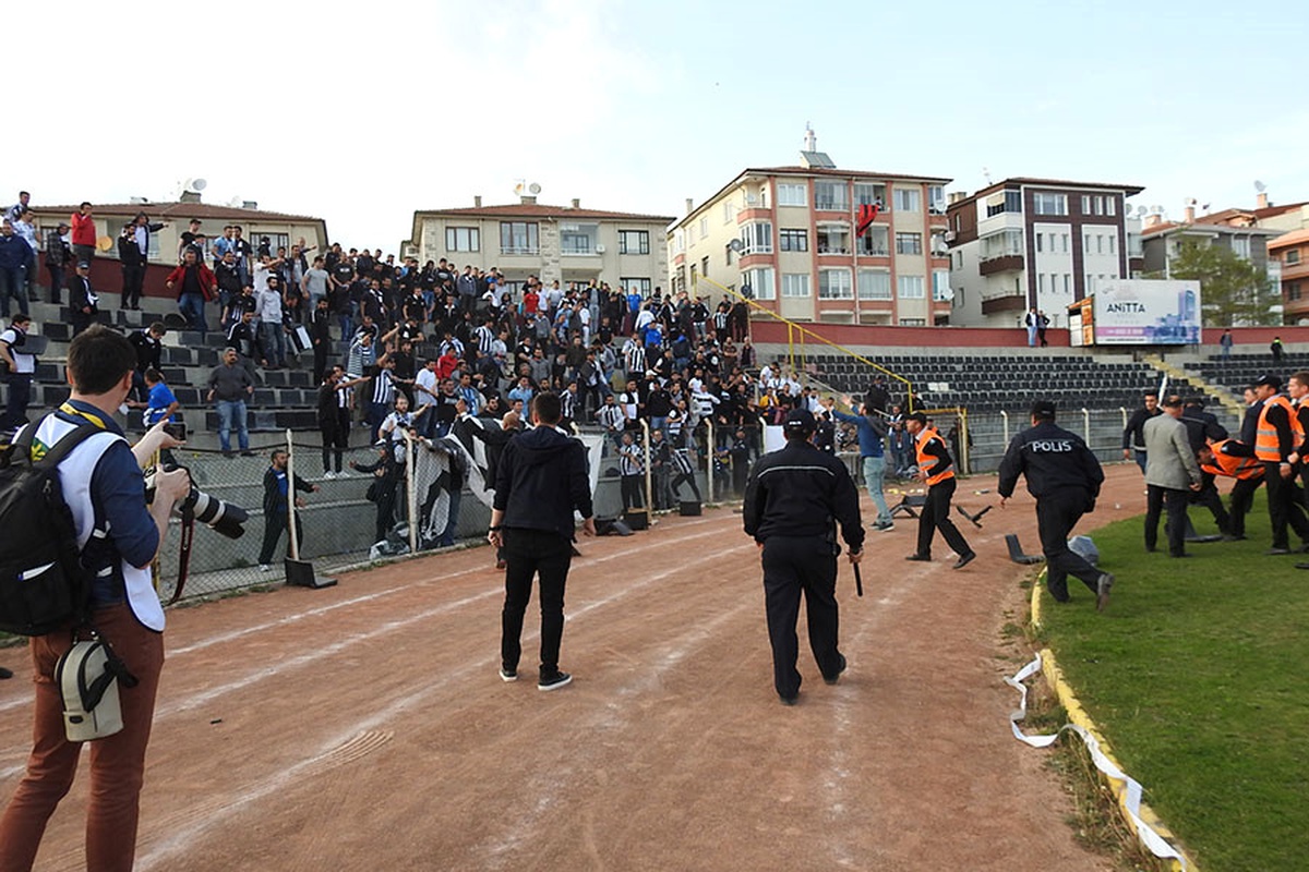 Çorum Belediyespor-Altay Maçından Sonra Arbede