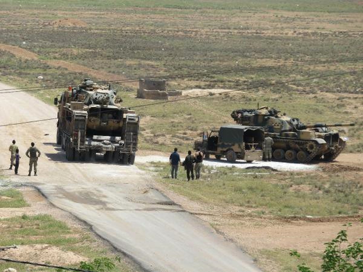 Dha Yurt - Suriye Sınırında Kazılan Mevzilere Tanklar Konuşlandı