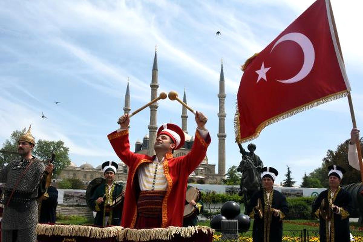 Edirne\'nin Fetih Yıldönümüne Mehterli Kutlama