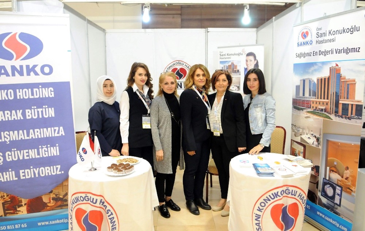 İş Sağlığı ve Güvenliği Fuarında, Özel Sani Konukoğlu Hastanesi Stant Açtı