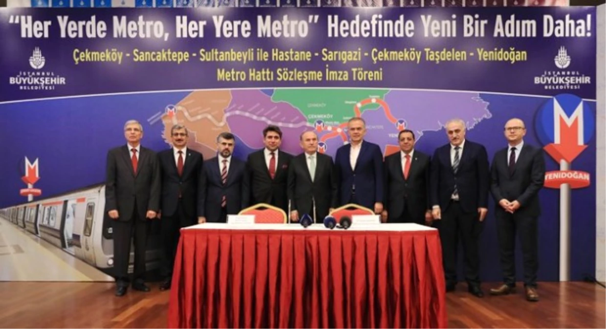 İstanbul\'a Yeni Metro İçin İmzalar Atıldı