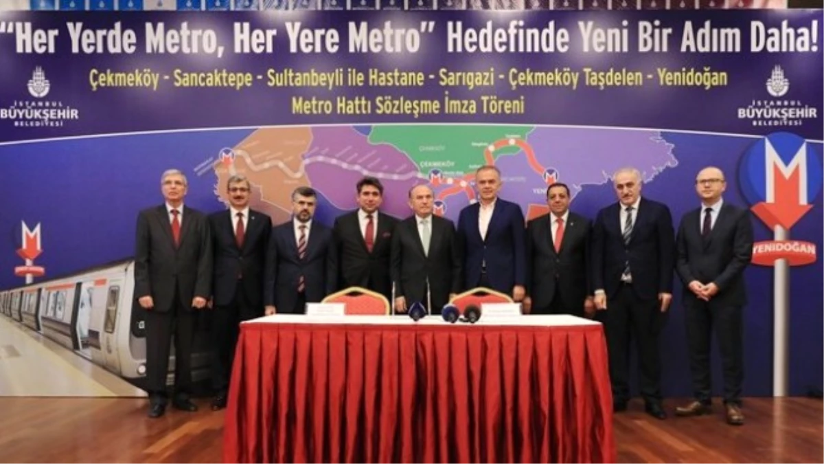 İstanbul\'a Yeni Metro İçin İmzalar Atıldı