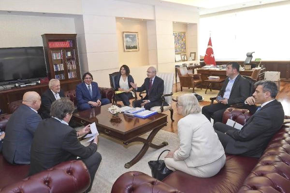 Kılıçdaroğlu, Ituc/etuc Delegasyonu\'nu Kabul Etti