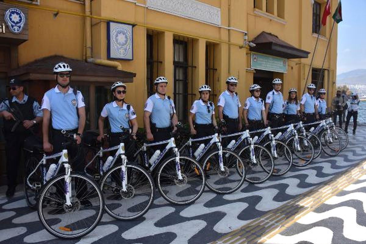 Kordon ve Sahili Bisikletli Martı Polisleri Koruyacak
