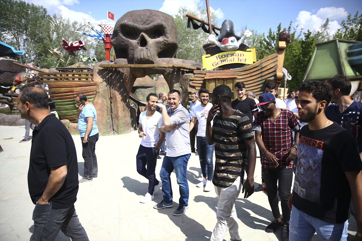 Osmanlısporlu Futbolcular, Ankapark\'ta Stress Attı