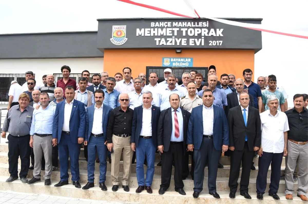 Tarsus Belediyesi Mehmet Toprak Taziye Evi Açıldı