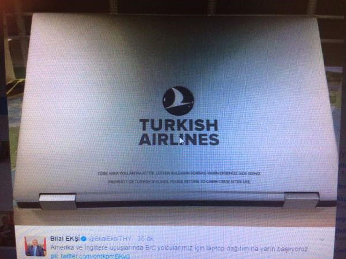 THY ABD ve İngiltere Uçuşlarında Yarın Laptop Dağıtacak