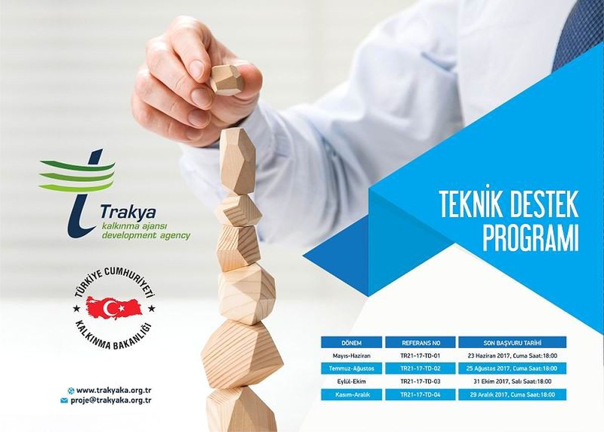 Trakya Kalkınma Ajansı 2017 Yılı Teknik Destek Programını İlan Etti