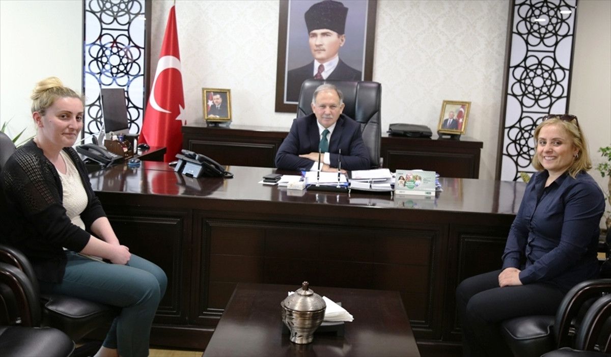 Vali Doğanay\'a Ziyaret