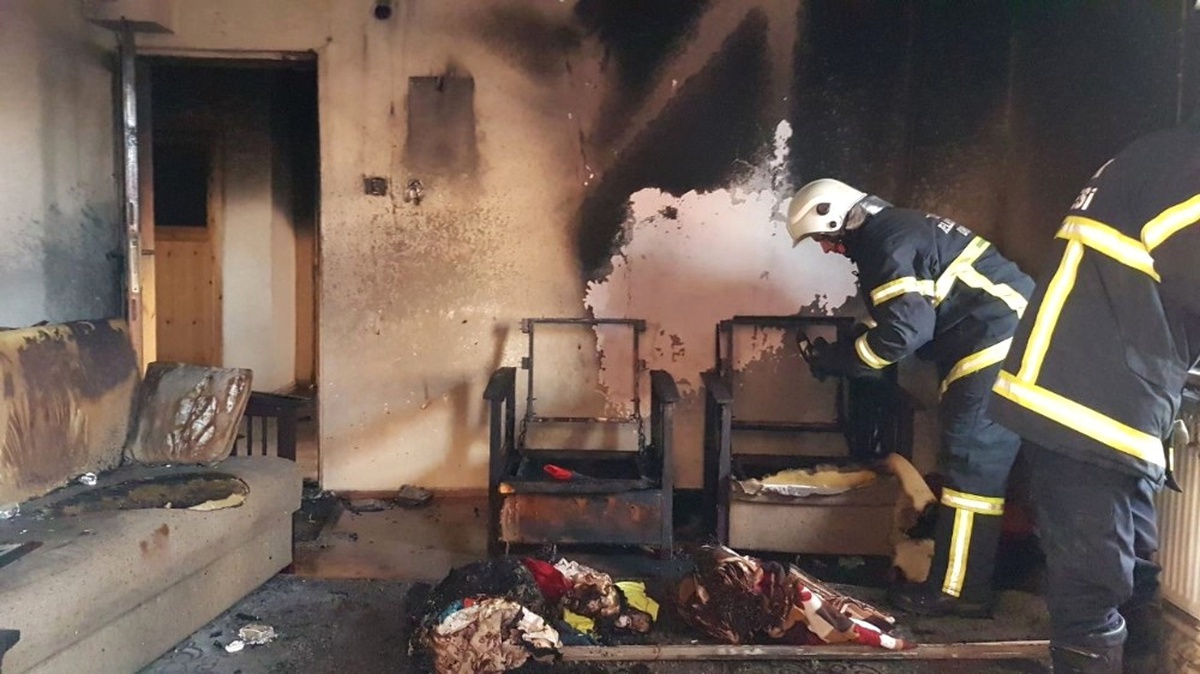 Yalnız Yaşadığı Evinde Çıkan Yangında Öldü