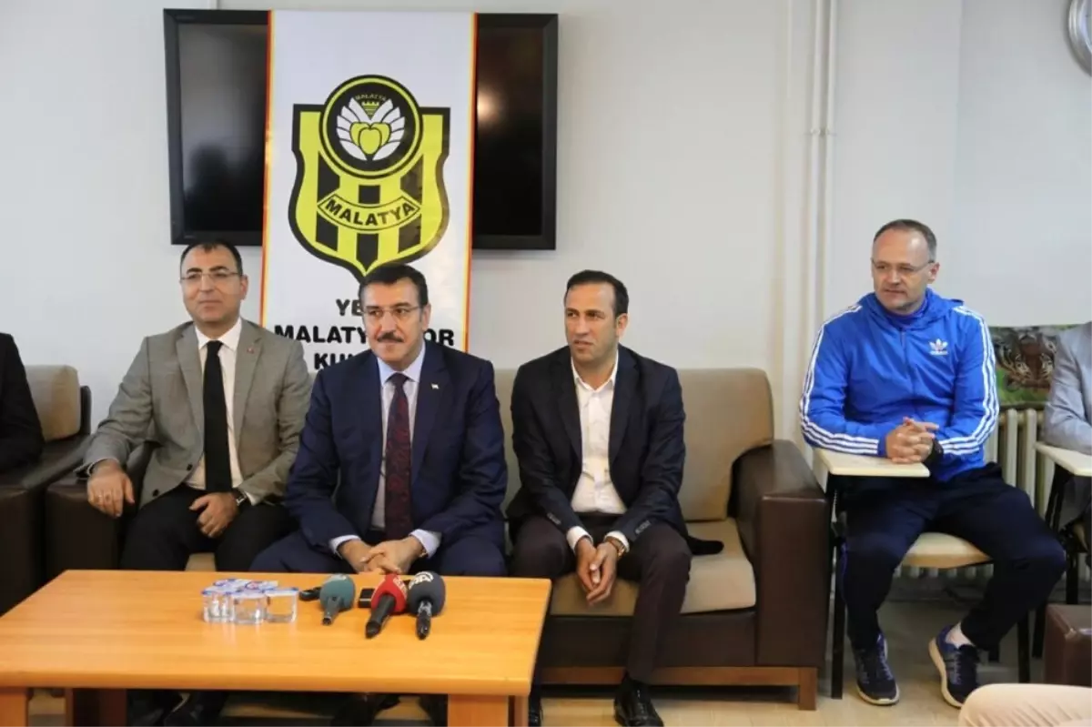 Bakan Tüfenkci\'den Yeni Malatyaspor\'a Moral Ziyareti