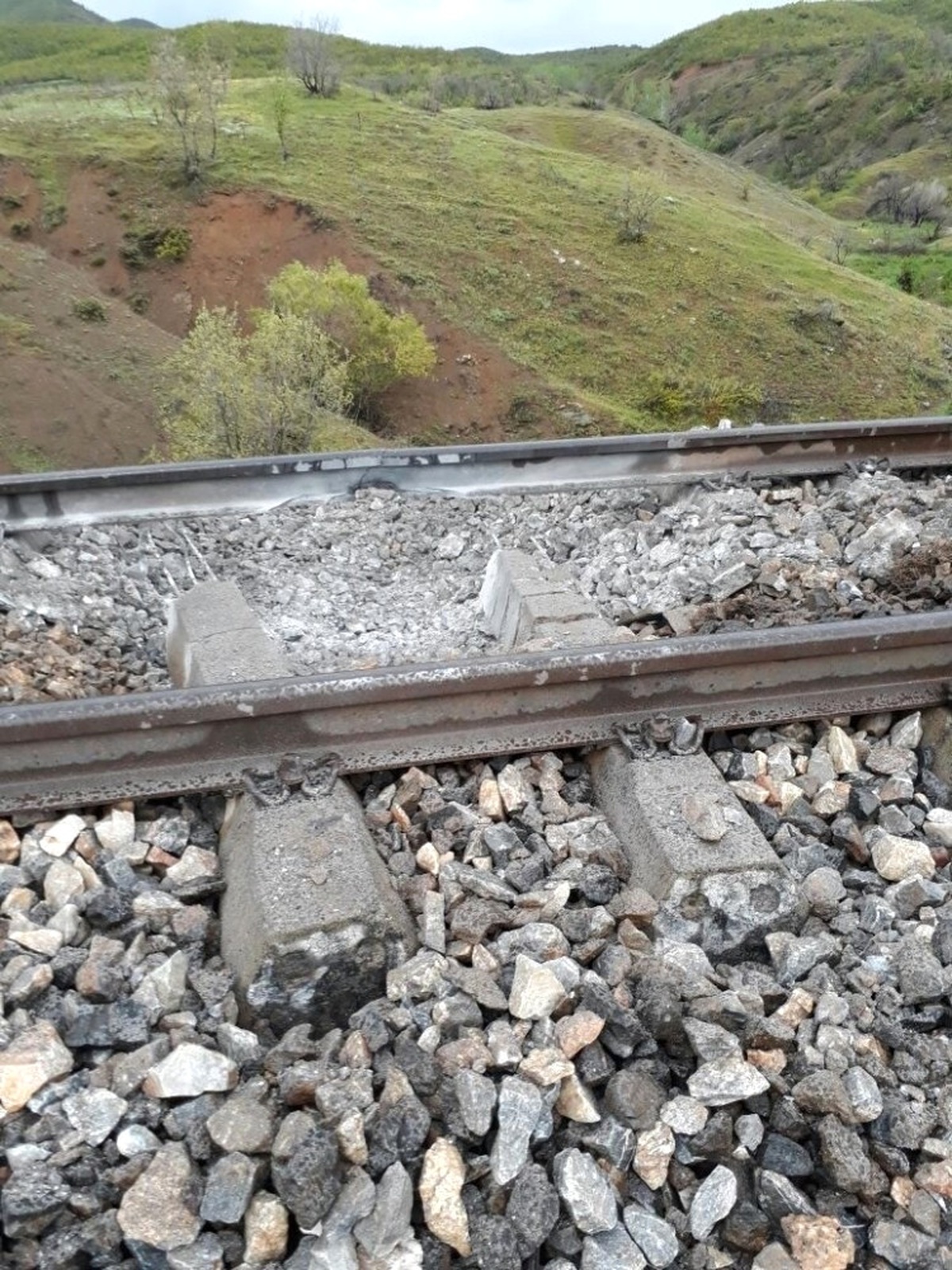 Bingöl\'de Tren Geçişi Sırasında Patlama
