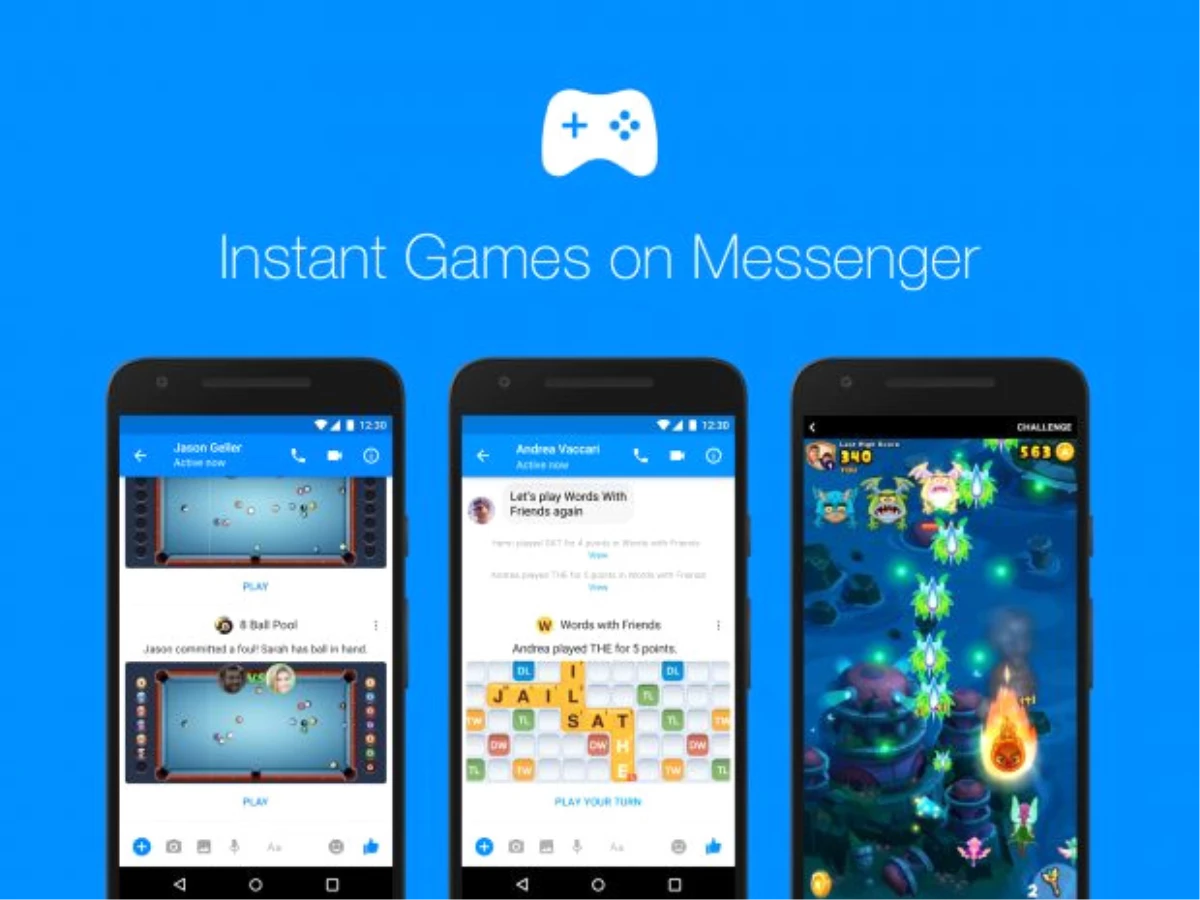 Facebook Messenger\'a Yeni Oyunlar ve Özellikler Eklendi