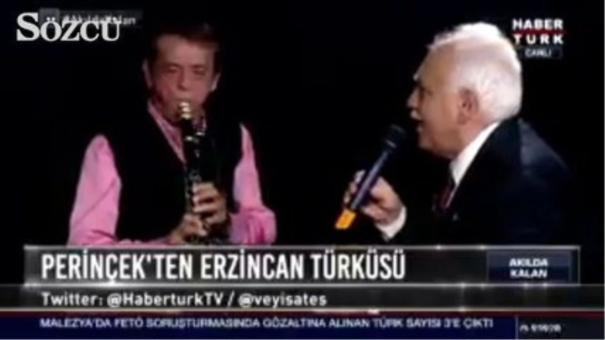 Perinçek\'ten Erzincan Türküsü