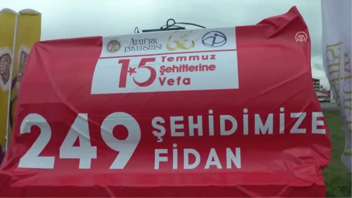 15 Temmuz Şehitlerine Vefa, 249 Şehidimize 249 Fidan"