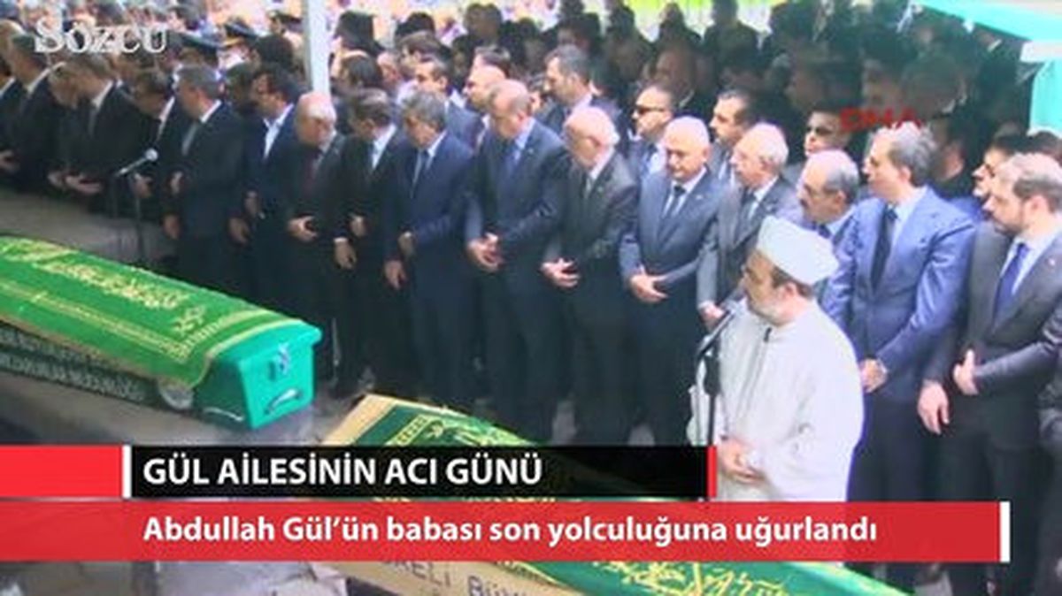 Abdullah Gül\'ün Babası Son Yolculuğuna Uğurlandı