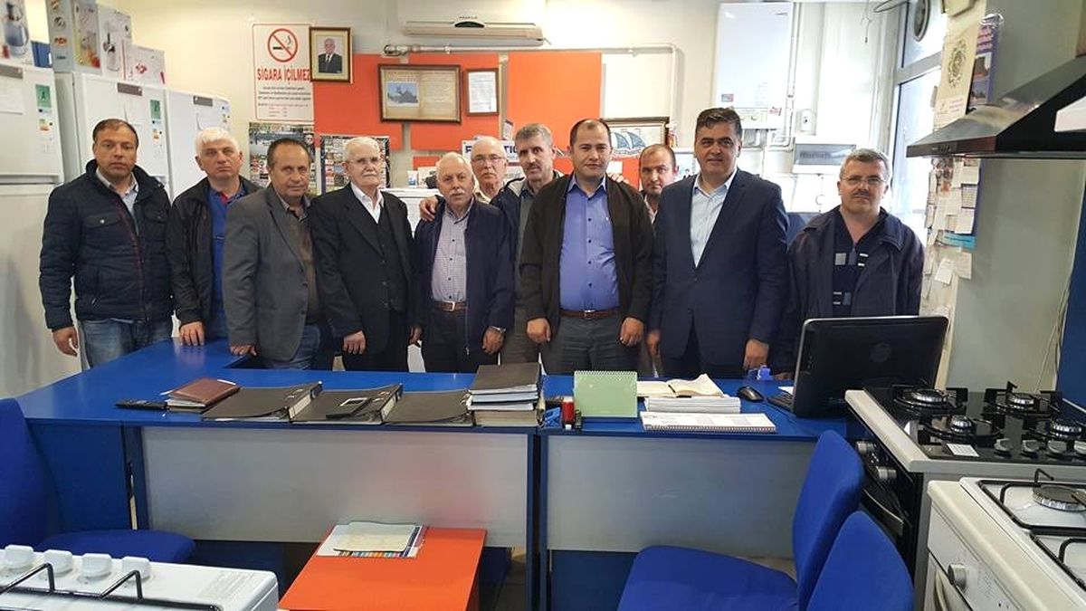Başkan Yalçın\'a Bursa\'dan Ziyaret