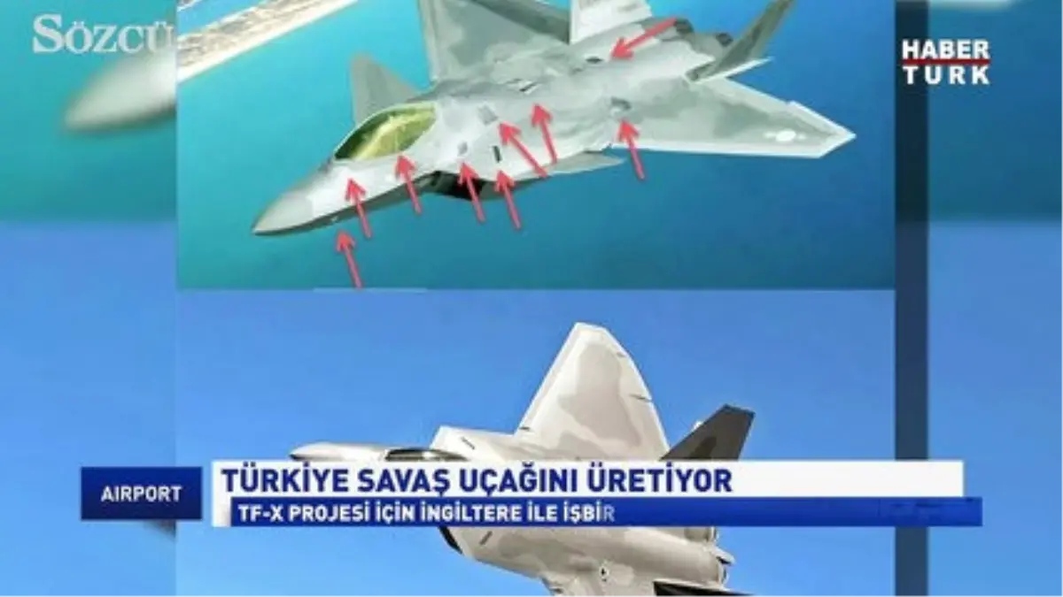 İşte Türkiye\'nin Savaş Uçağı Tf-X