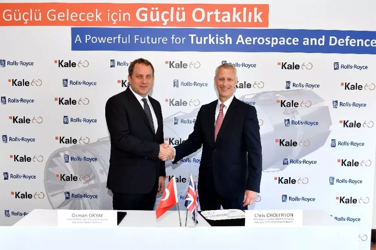 Kale Grubu ve Rolls-Royce Uçak Motoru Üretmek İçin Ortak Oldu