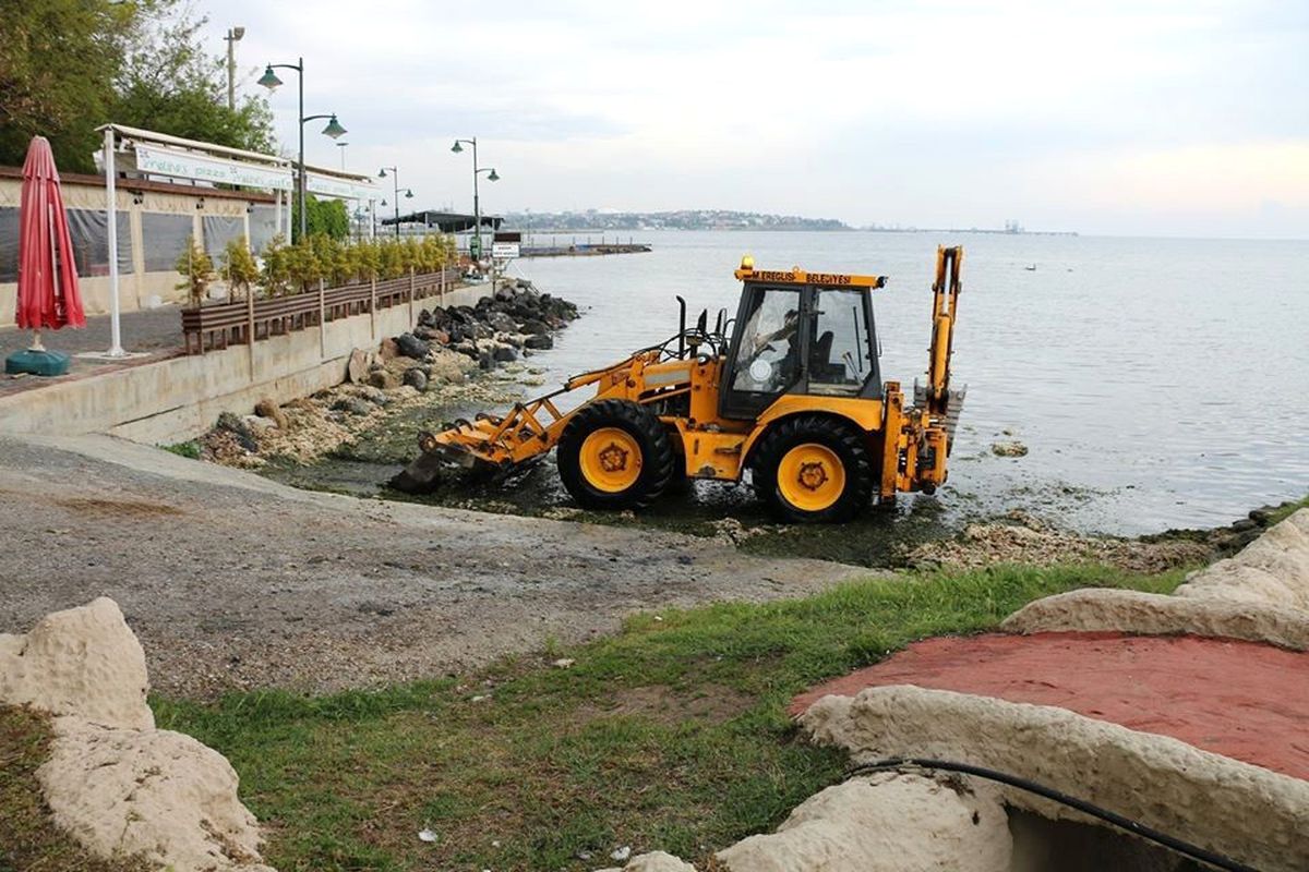 Marmaraereğlisi\'nde Deniz Temizliği
