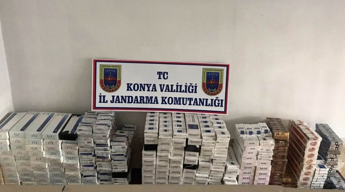 Akşehir\'de Kaçak Sigara Operasyonu