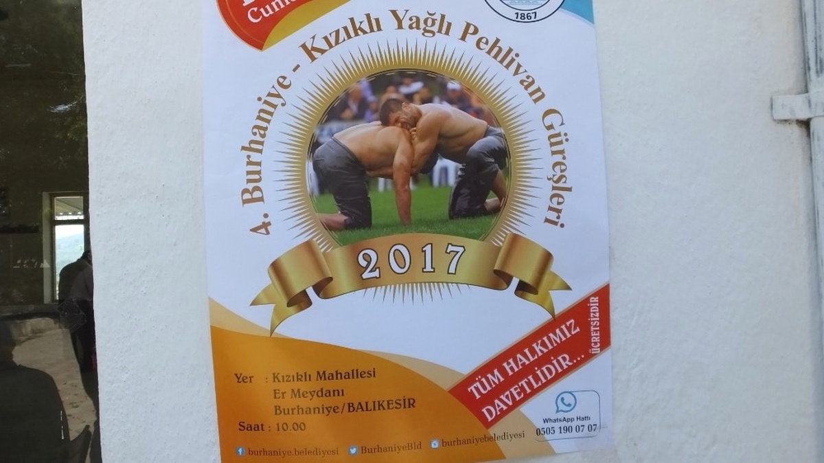 Burhaniye\'de Kızıklı Güreşleri Cumartesi Günü Yapılacak