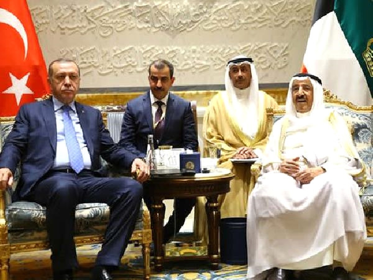 Cumhurbaşkanı Erdoğan, Kuveyt Emiri El Sabah ile Görüştü