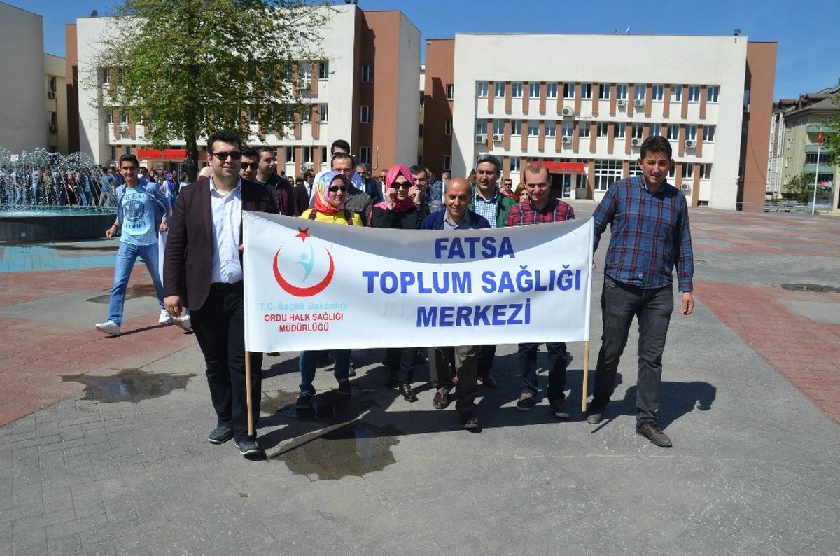 Fatsa\'da \'Sağlıklı Yaşam Yürüyüşü\'